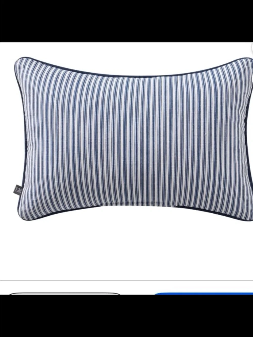 My Texas House Poppy Trellis Decorative Pillow, Red/White/Blue, 19